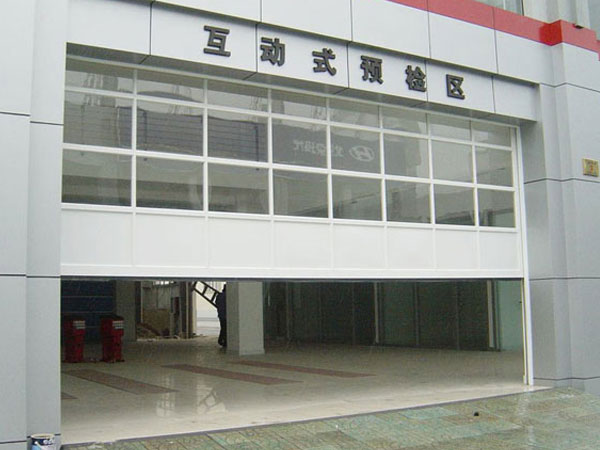 透視透明工業(yè)滑升門